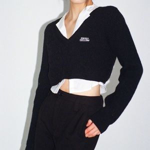 (SOLD) SWEETCHILLING SWEET SIXTEEN DETACHABLE KNIT TWO-PIECE SET